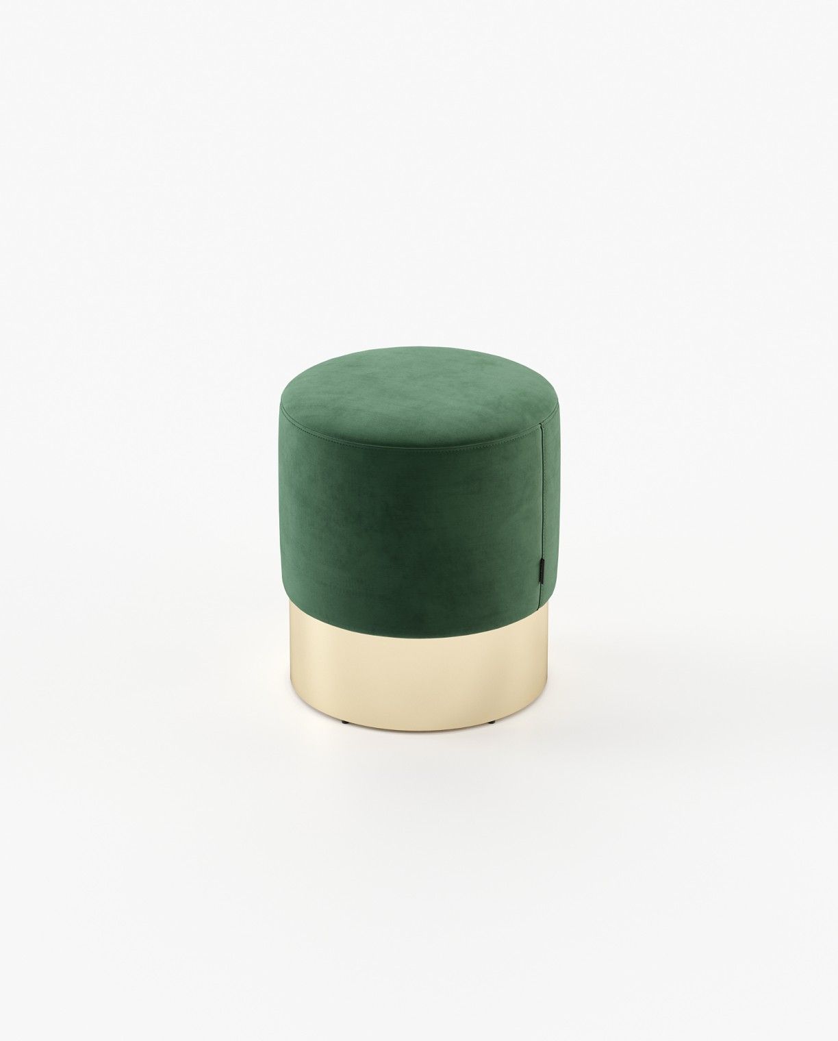 Laskasas ISAAC Footstool & Pouf Vienna Green - Araco Interiors