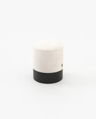 Laskasas ISAAC Footstool & Pouf Xangai White - Araco Interiors