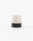 Laskasas ISAAC Footstool & Pouf Xangai White - Araco Interiors