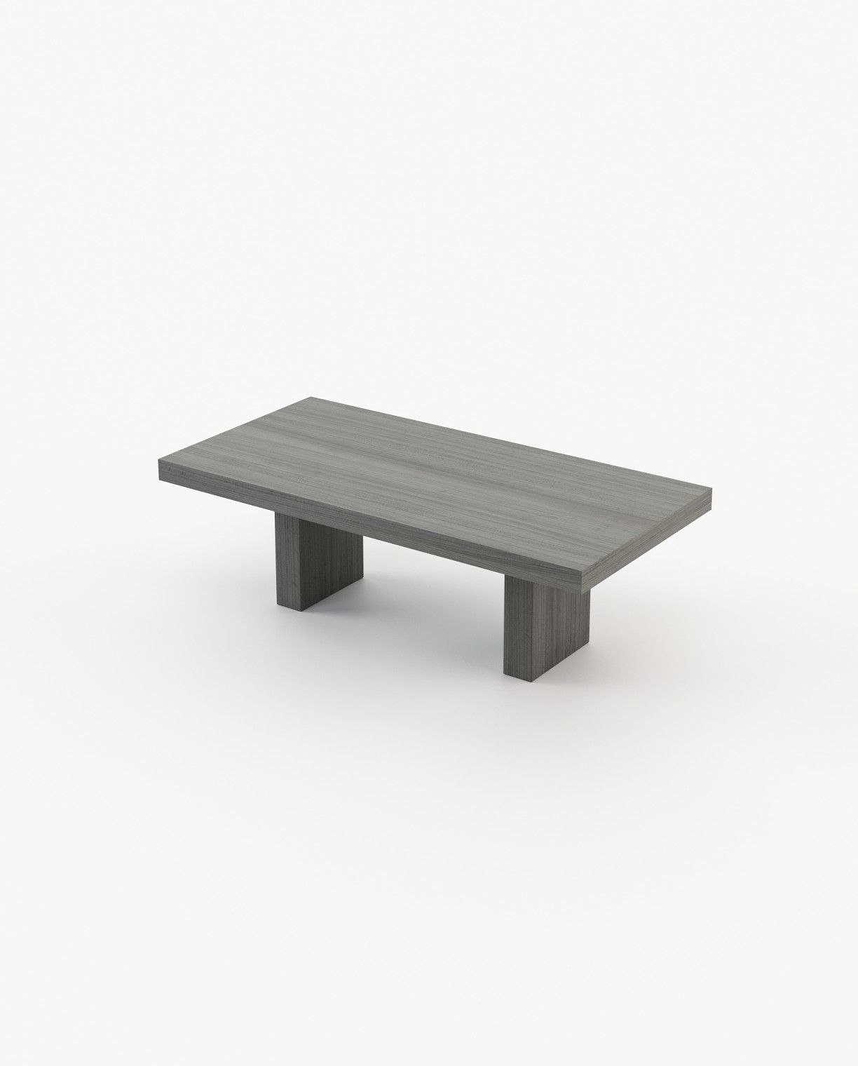 Laskasas ISIS Dining & Bar Table Grey Eucalyptus Veneer Matte - Araco Interiors