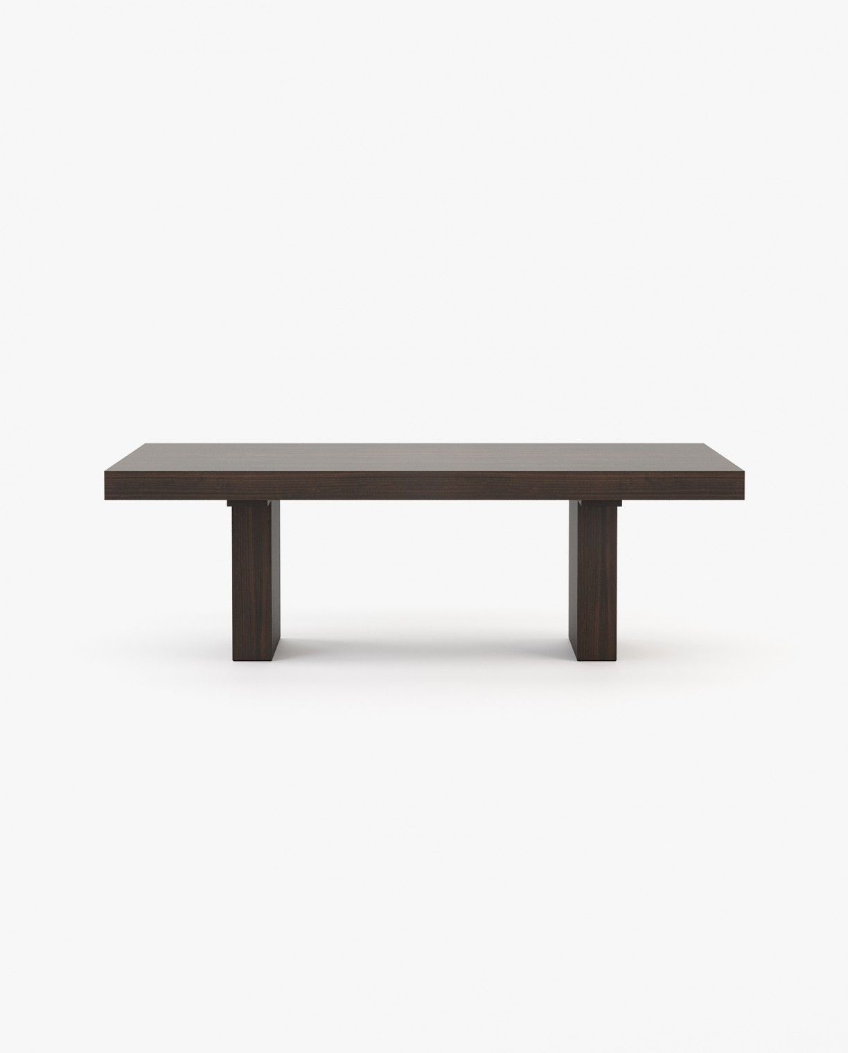 Laskasas ISIS Dining & Bar Table Smoked Eucalyptus Veneer Matte - Araco Interiors