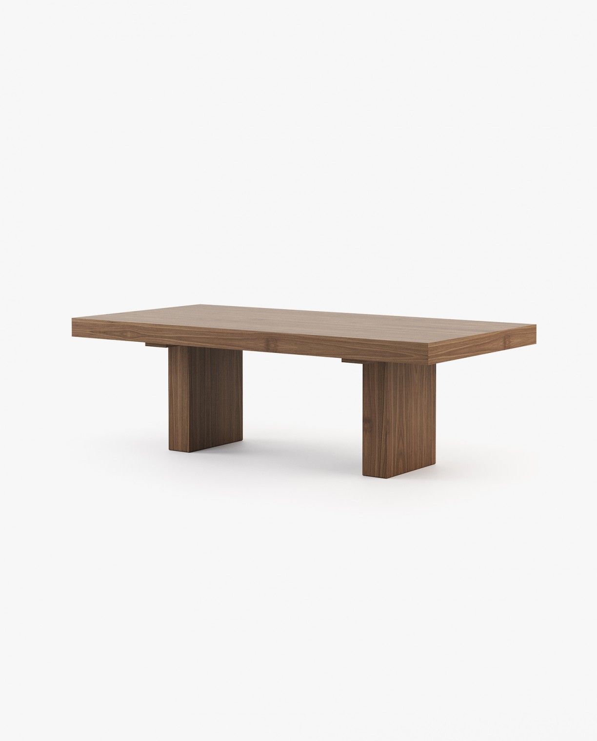 Laskasas ISIS Dining & Bar Table Walnut Veneer Matte - Araco Interiors