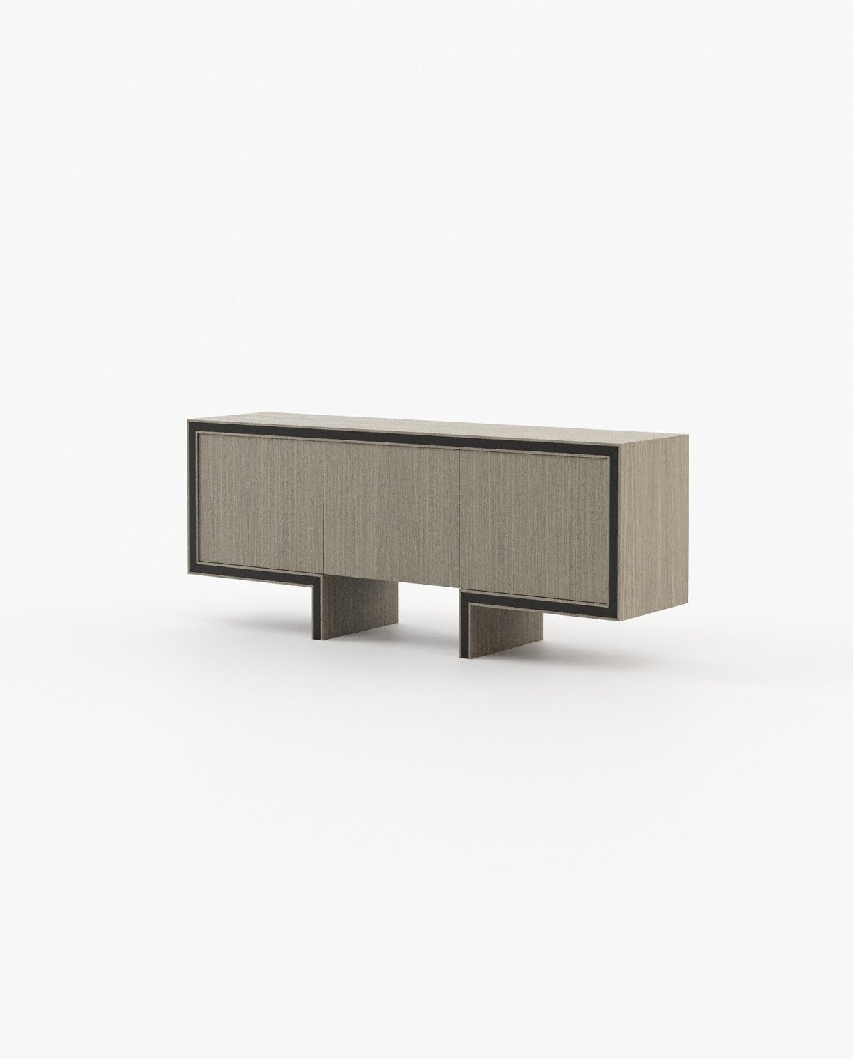 Laskasas ISIS Sideboard Aged Oak Veneer Matte - Araco Interiors