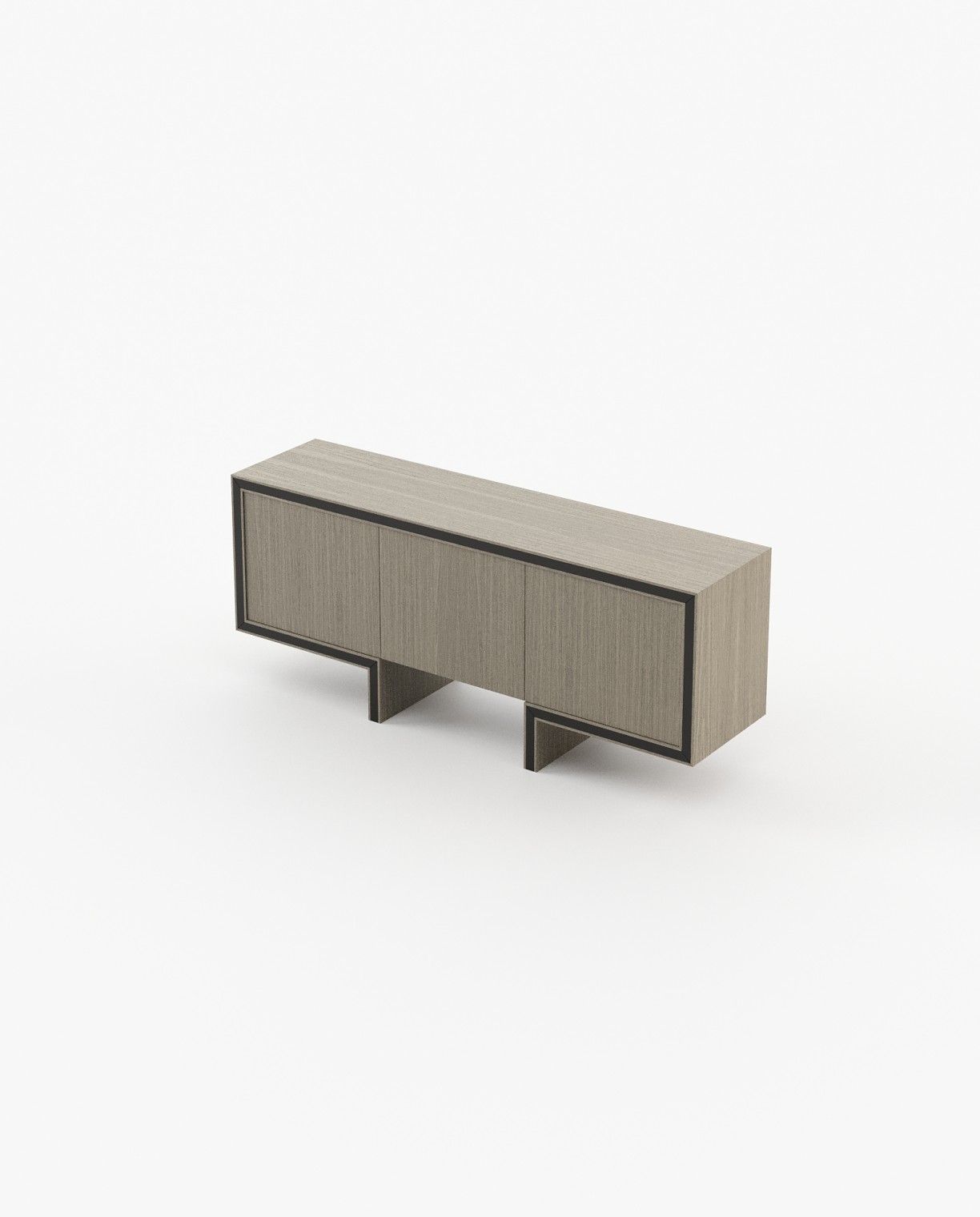 Laskasas ISIS Sideboard Aged Oak Veneer Matte - Araco Interiors