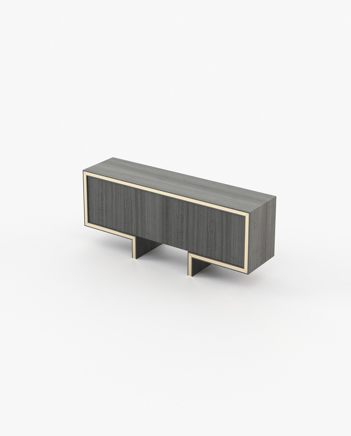 Laskasas ISIS Sideboard Grey Eucalyptus Veneer Matte - Araco Interiors