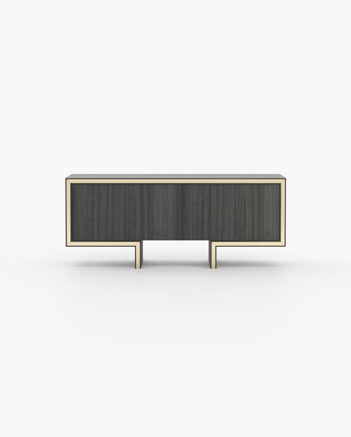 Laskasas ISIS Sideboard Grey Eucalyptus Veneer Matte - Araco Interiors