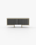 Laskasas ISIS Sideboard Grey Eucalyptus Veneer Matte - Araco Interiors
