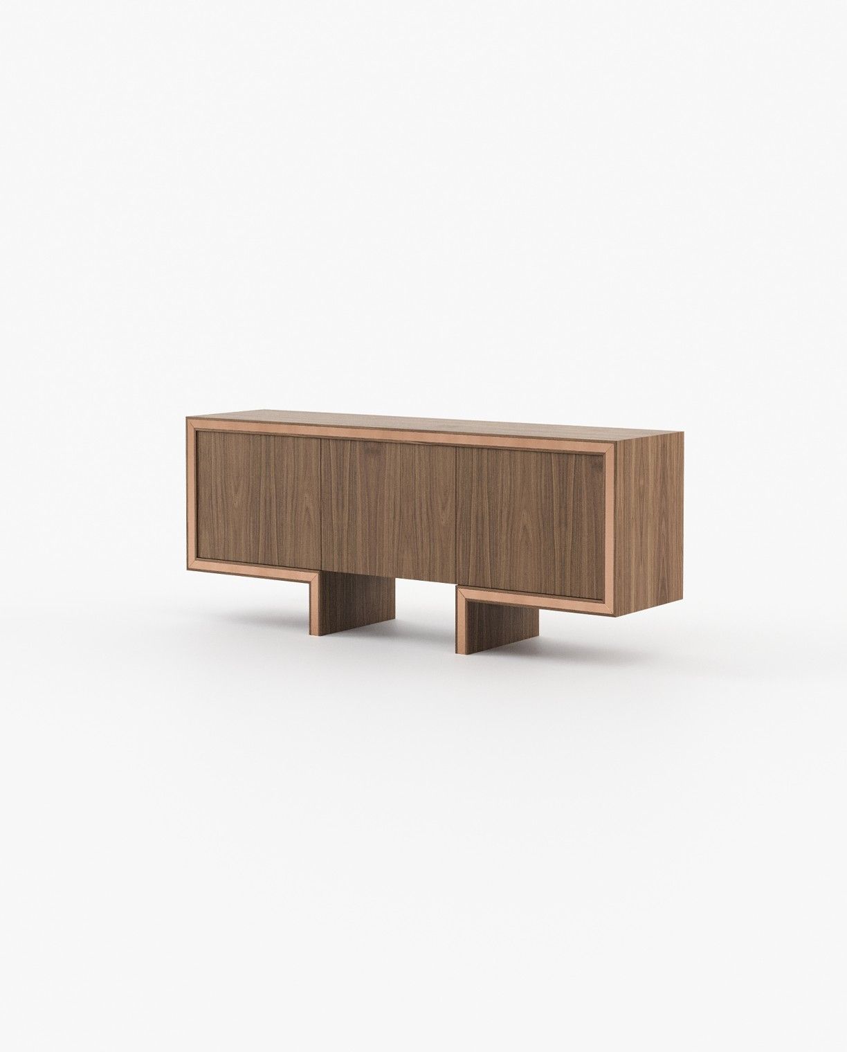 Laskasas ISIS Sideboard Walnut Veneer Matte - Araco Interiors