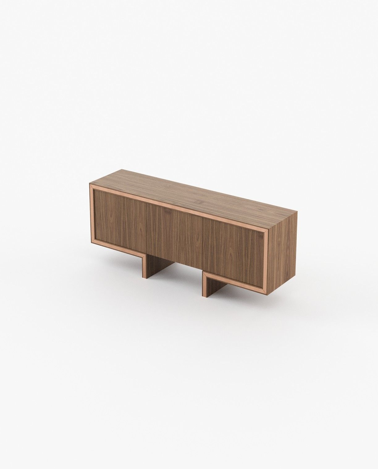 Laskasas ISIS Sideboard Walnut Veneer Matte - Araco Interiors