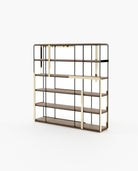 Laskasas IVES Bookcase & Shelving Walnut Veneer Matte - Araco Interiors