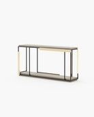 Laskasas IVES Console Table Aged Oak Veneer Matte - Araco Interiors