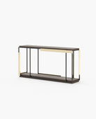 Laskasas IVES Console Table Smoked Eucalyptus Veneer Matte - Araco Interiors