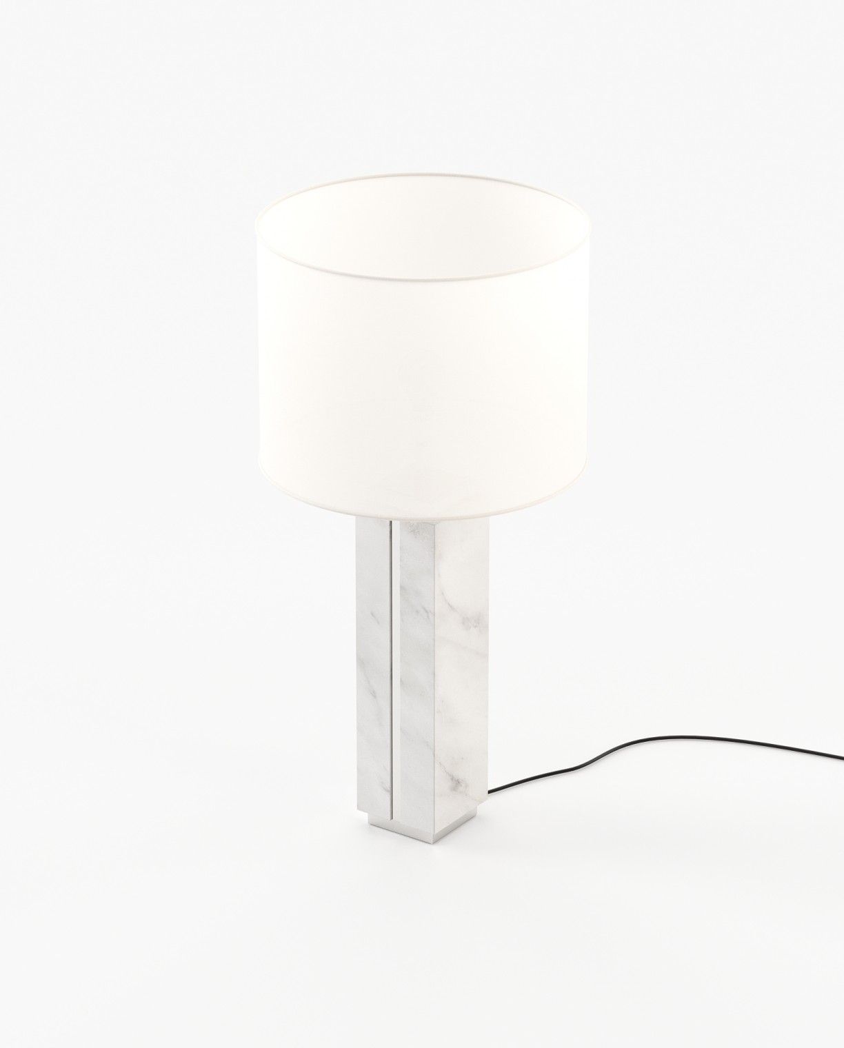 Laskasas JACK Table & Desk Lamp Carrara Marble - Araco Interiors