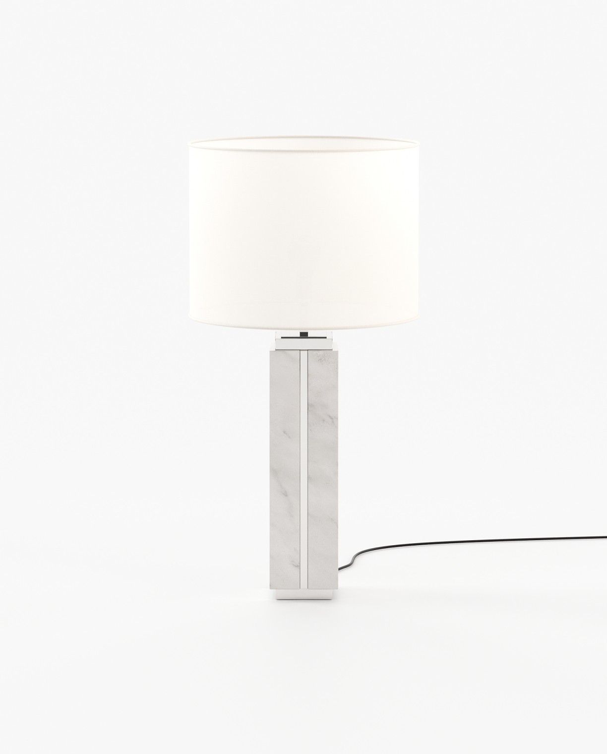 Laskasas JACK Table & Desk Lamp Carrara Marble - Araco Interiors