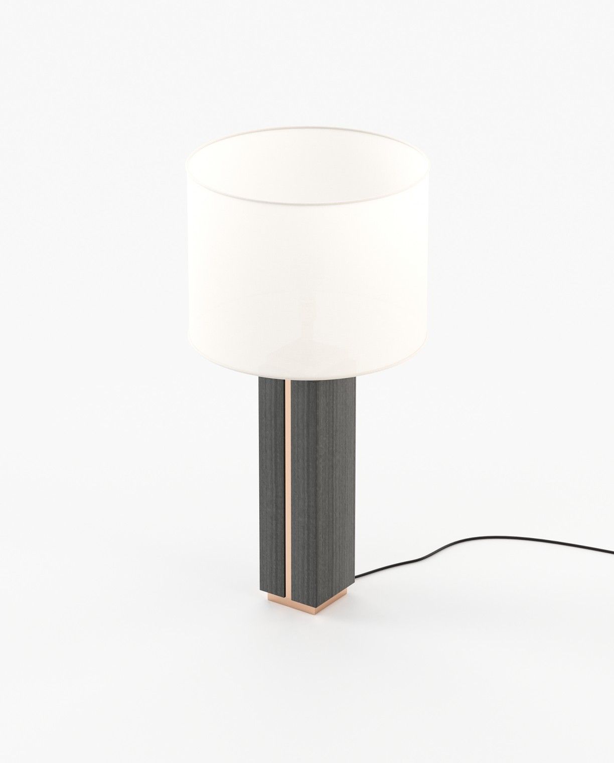 Laskasas JACK Table & Desk Lamp Grey Eucalyptus Veneer Matte - Araco Interiors