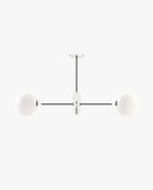 Laskasas JANIS Ceiling Light Polished Stainless Steel - Araco Interiors