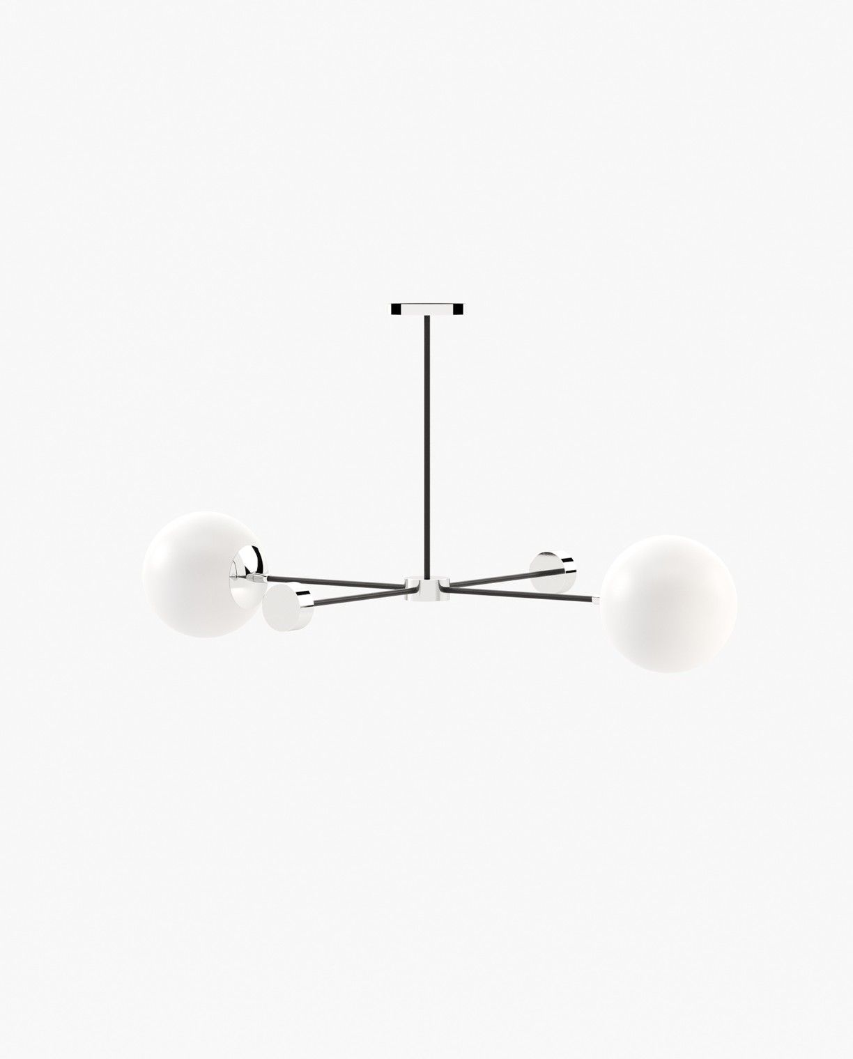 Laskasas JANIS Ceiling Light Polished Stainless Steel - Araco Interiors