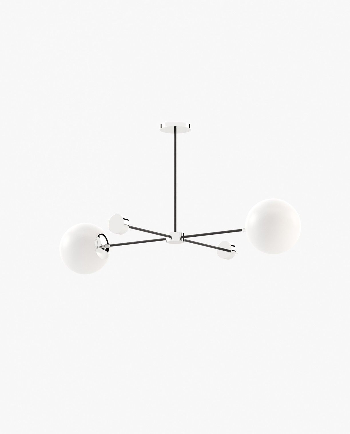 Laskasas JANIS Ceiling Light Polished Stainless Steel - Araco Interiors