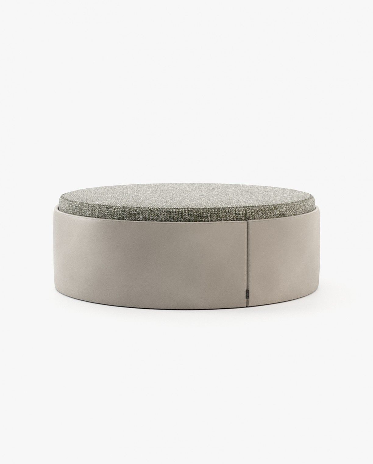 Laskasas JASON Footstool & Pouf Seoul Cement - Araco Interiors