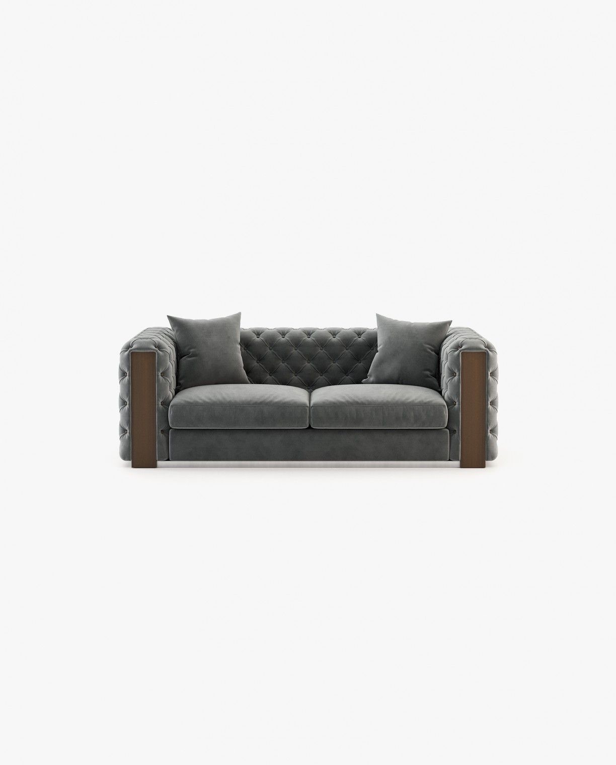 Laskasas JEAN 2 seater Sofa Vienna Anthracite - Araco Interiors