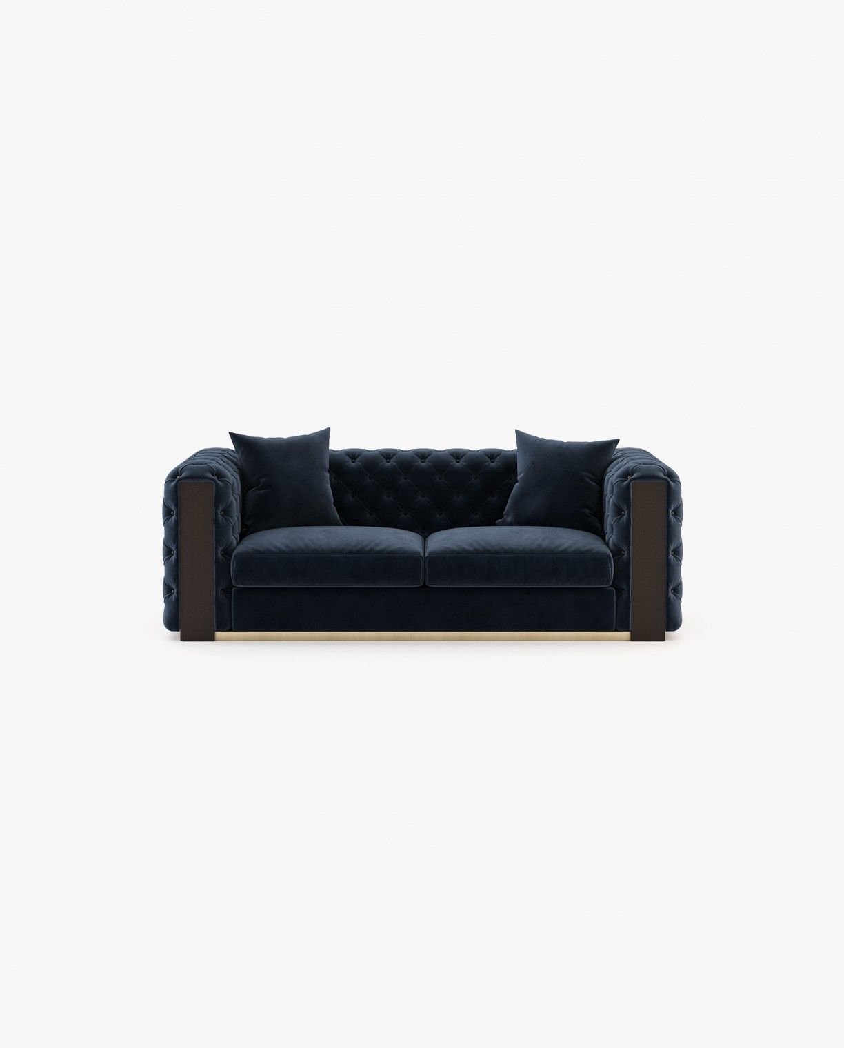 Laskasas JEAN 2 seater Sofa Vienna Deep Blue - Araco Interiors