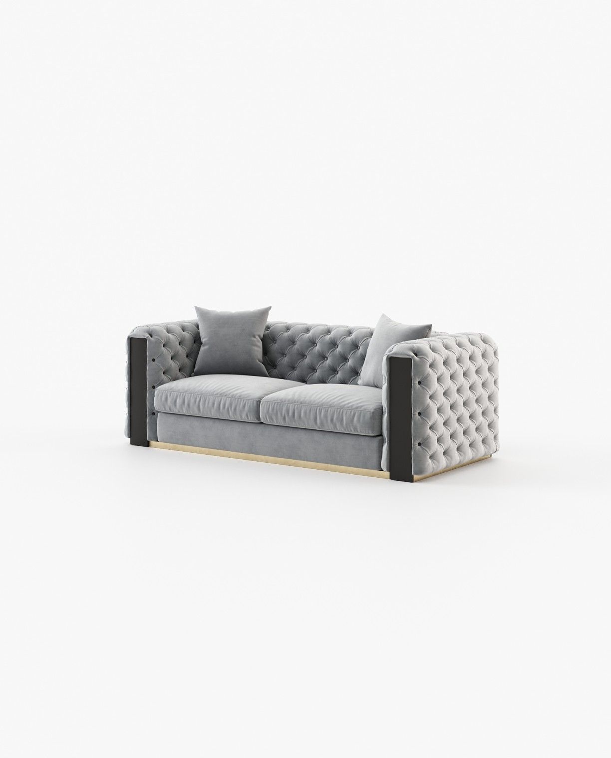 Laskasas JEAN 2 seater Sofa Vienna Light Grey - Araco Interiors