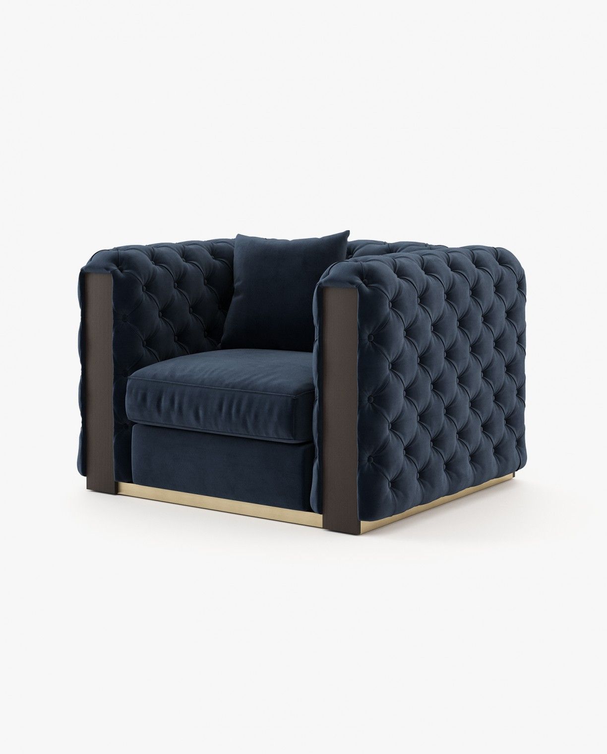 Laskasas JEAN single Sofa Vienna Deep Blue - Araco Interiors