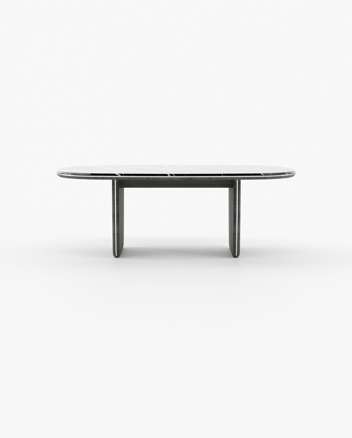 Laskasas JEANE Dining & Bar Table Nero Marquina Polished Marble - Araco Interiors