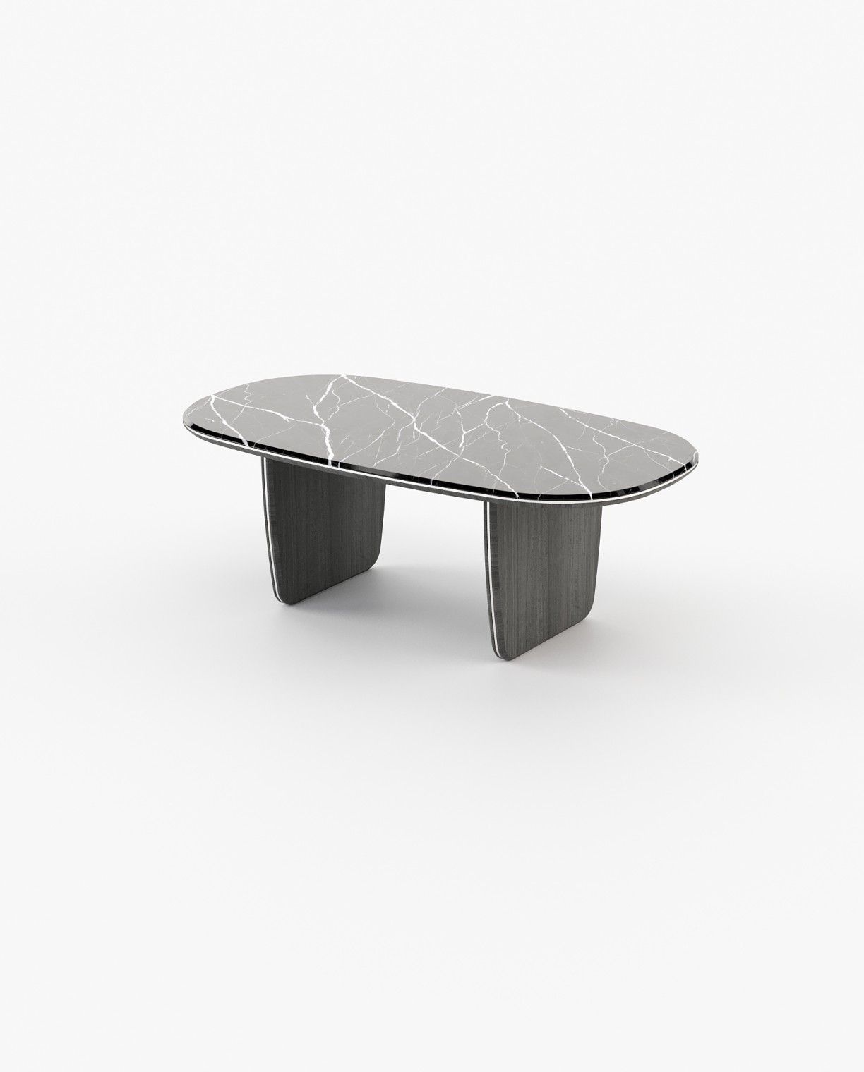 Laskasas JEANE Dining & Bar Table Nero Marquina Polished Marble - Araco Interiors