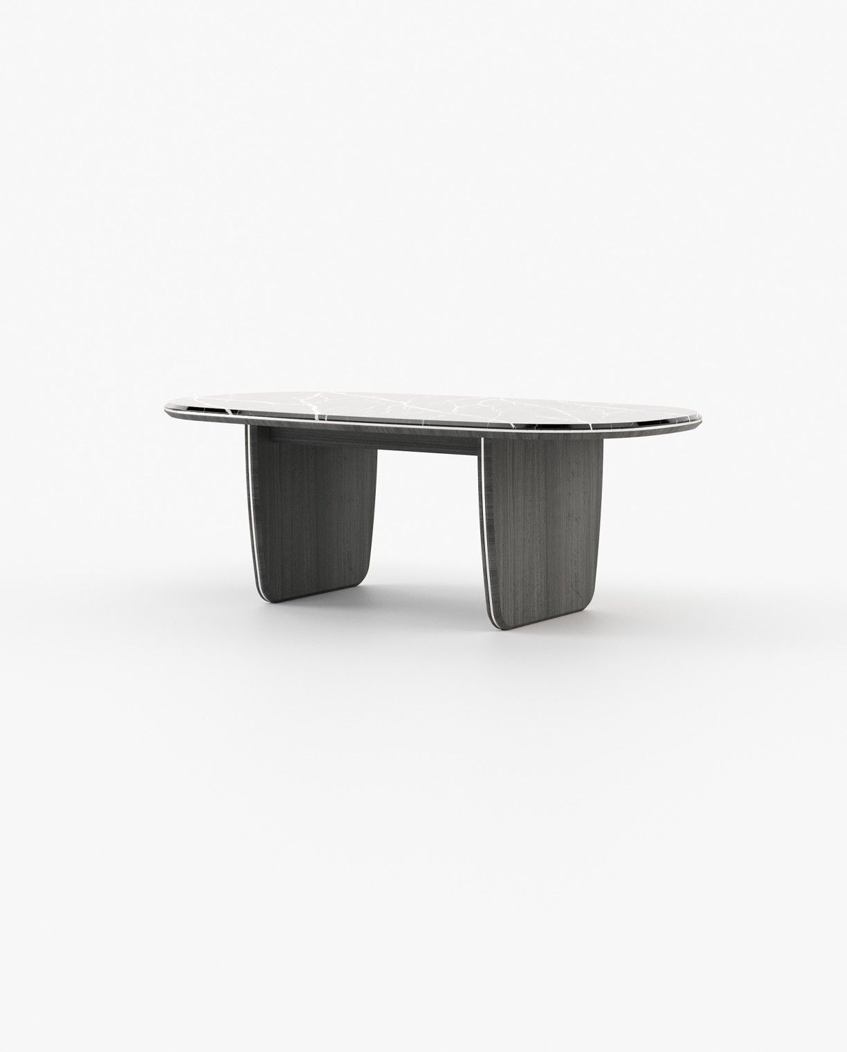Laskasas JEANE Dining & Bar Table Nero Marquina Polished Marble - Araco Interiors