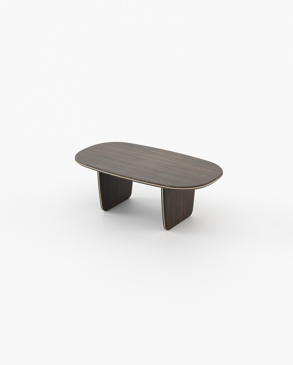Laskasas JEANE Dining & Bar Table Smoked Eucalyptus Veneer Matte - Araco Interiors