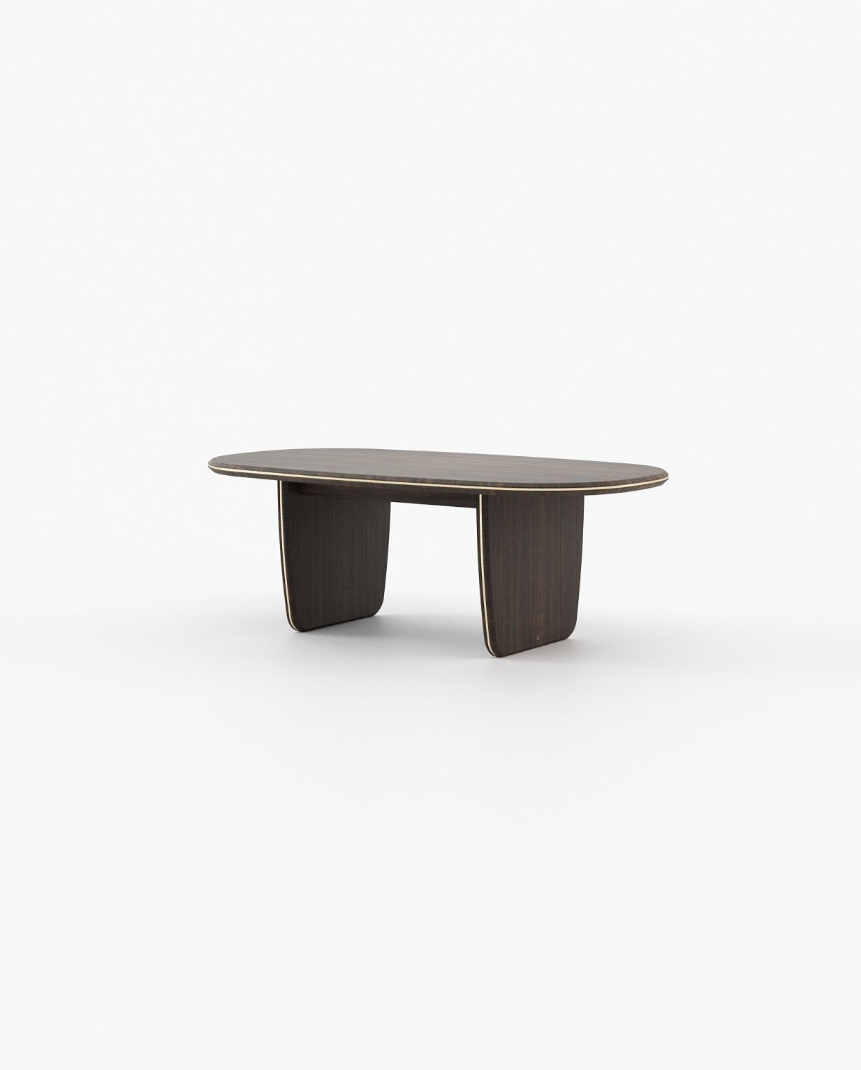 Laskasas JEANE Dining & Bar Table Smoked Eucalyptus Veneer Matte - Araco Interiors