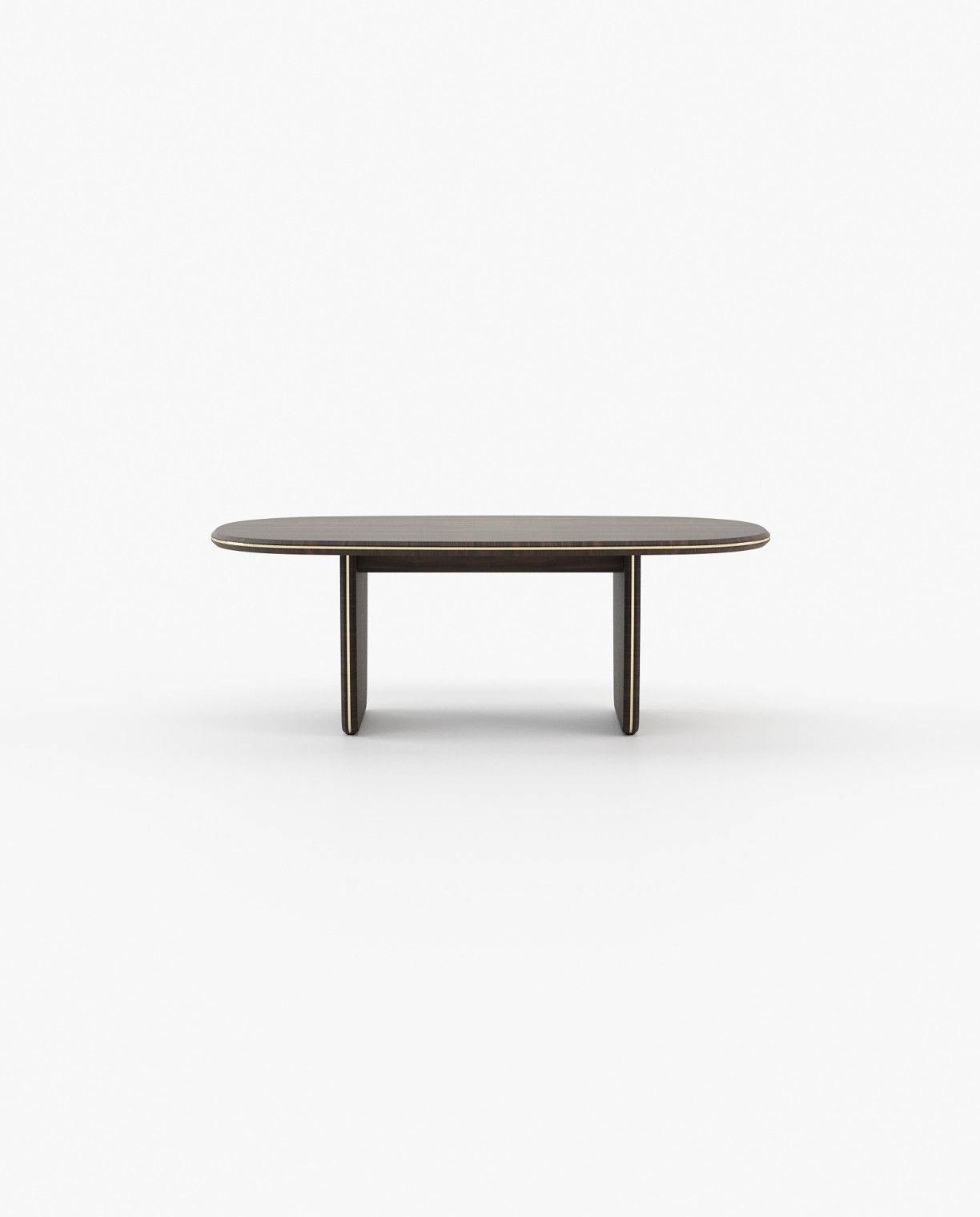 Laskasas JEANE Dining & Bar Table Smoked Eucalyptus Veneer Matte - Araco Interiors