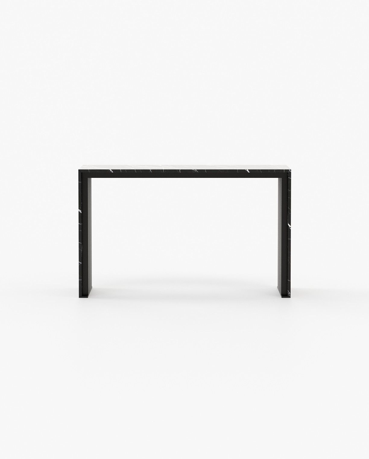 Laskasas JILL Console Table Grey Eucalyptus Veneer Matte - Araco Interiors