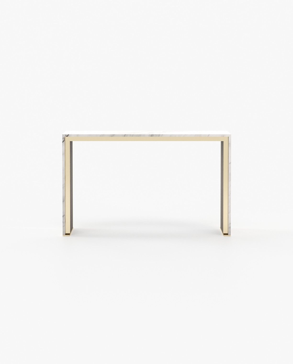 Laskasas JILL Console Table Smoked Eucalyptus Veneer Matte - Araco Interiors