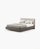 Laskasas JODY Bed & Headboard Xangai White - Araco Interiors