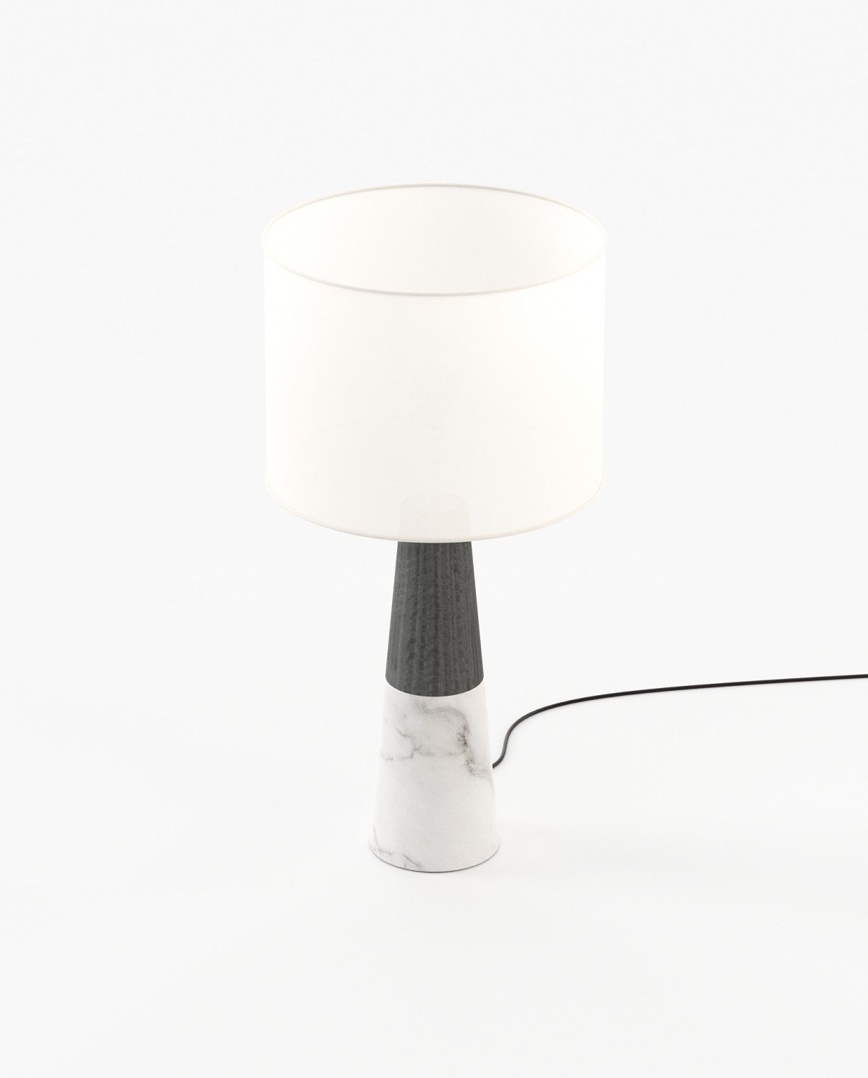 Laskasas JUDE Table & Desk Lamp Carrara Marble - Araco Interiors