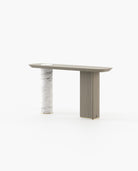 Laskasas KAHLO Console Table Aged Oak Veneer Matte - Araco Interiors