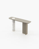 Laskasas KAHLO Console Table Aged Oak Veneer Matte - Araco Interiors