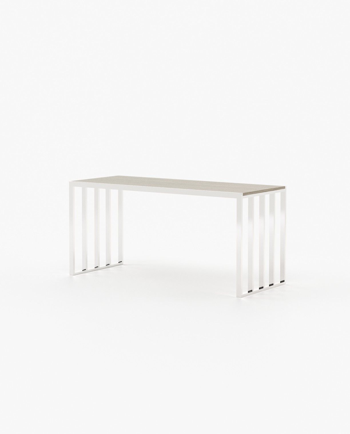 Laskasas KAMPALA Desk Aged Oak Veneer Matte - Araco Interiors