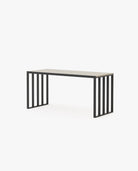 Laskasas KAMPALA Desk Beige Grey Lacquer Matte - Araco Interiors