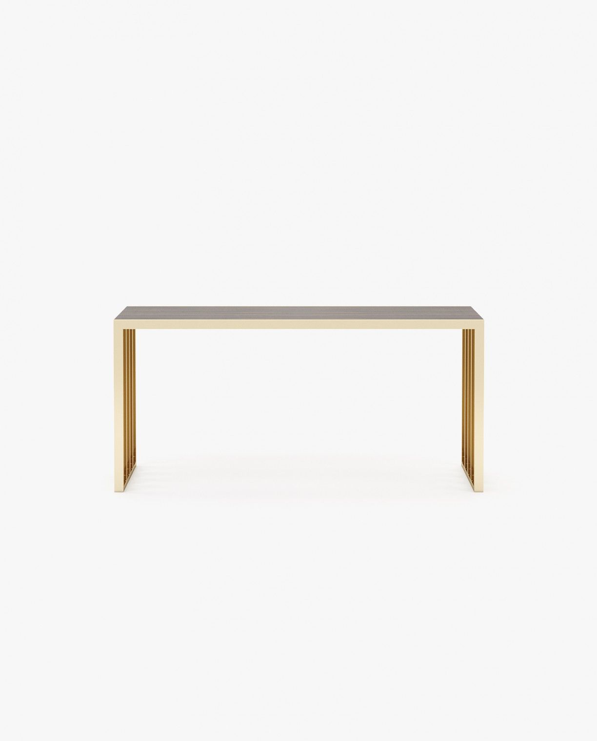 Laskasas KAMPALA Desk Smoked Eucalyptus Veneer Matte - Araco Interiors