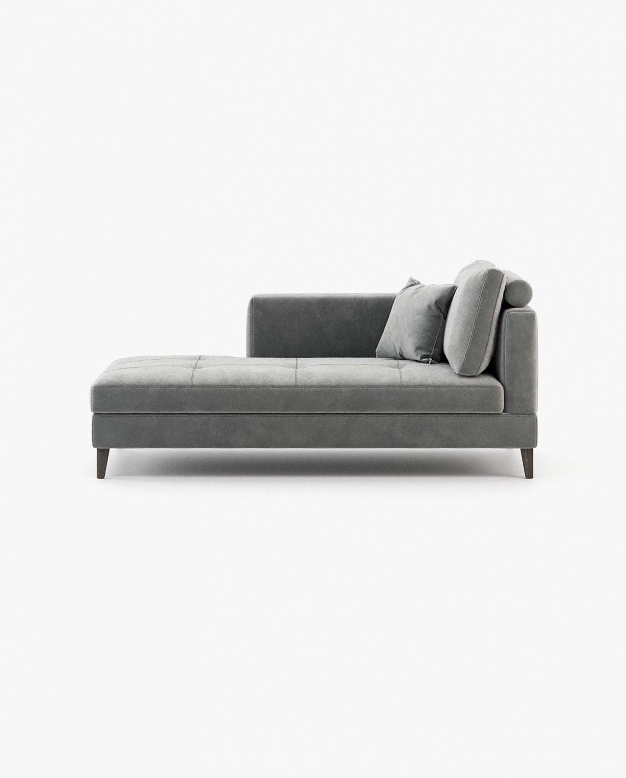 Laskasas KARIN Chaise Longue Vienna Light Grey - Araco Interiors