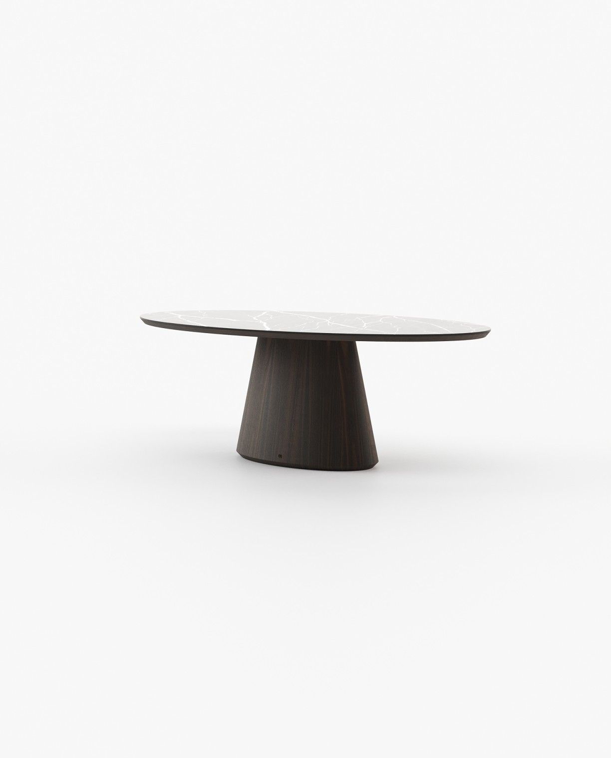 Laskasas KELLY Dining & Bar Table Smoked Eucalyptus Veneer Matte - Araco Interiors