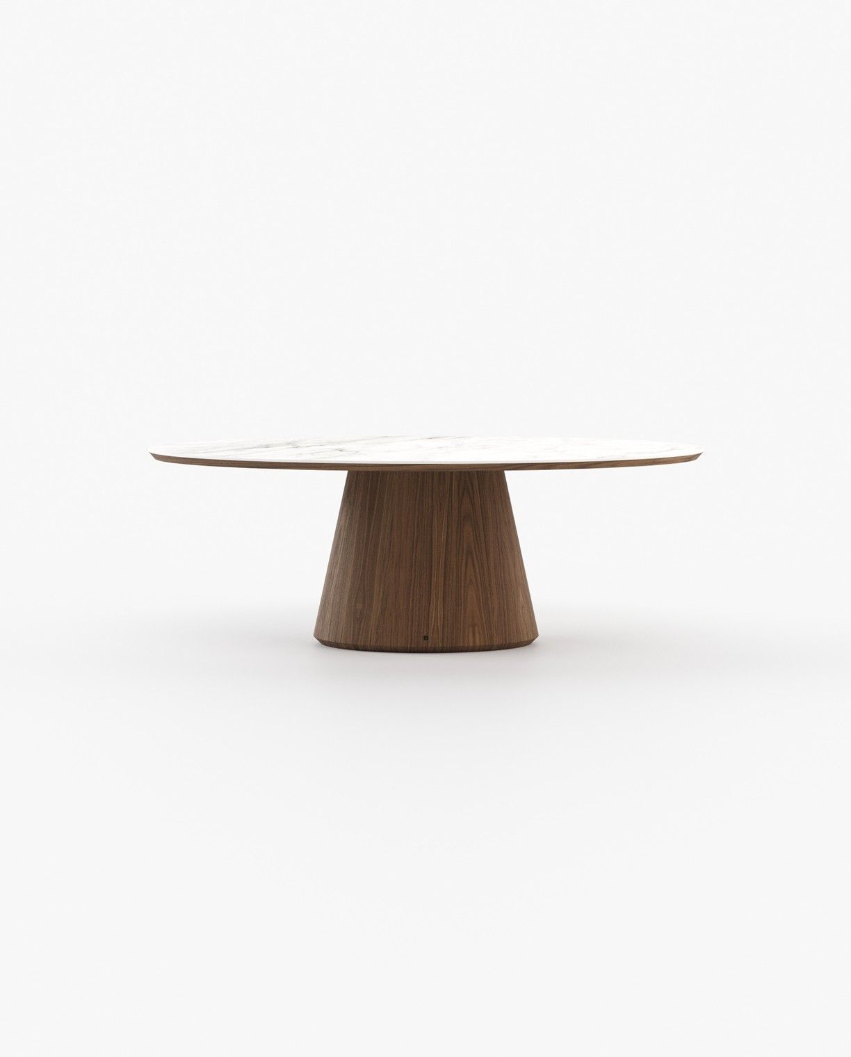 Laskasas KELLY Dining & Bar Table Walnut Veneer Matte - Araco Interiors