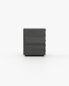 Laskasas KIRA Tallboy Chest of Drawers Grey Eucalyptus Veneer Matte - Araco Interiors