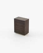 Laskasas KIRA Tallboy Chest of Drawers Smoked Eucalyptus Veneer Matte - Araco Interiors