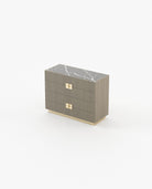 Laskasas LADY Set of 4 Chest of Drawers Aged Oak Veneer Matte - Araco Interiors