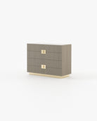 Laskasas LADY Set of 4 Chest of Drawers Aged Oak Veneer Matte - Araco Interiors