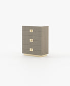 Laskasas LADY Tallboy Chest of Drawers Aged Oak Veneer Matte - Araco Interiors